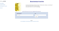 Desktop Screenshot of cylex-branchenbuch-iserlohn.de