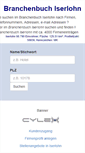 Mobile Screenshot of cylex-branchenbuch-iserlohn.de